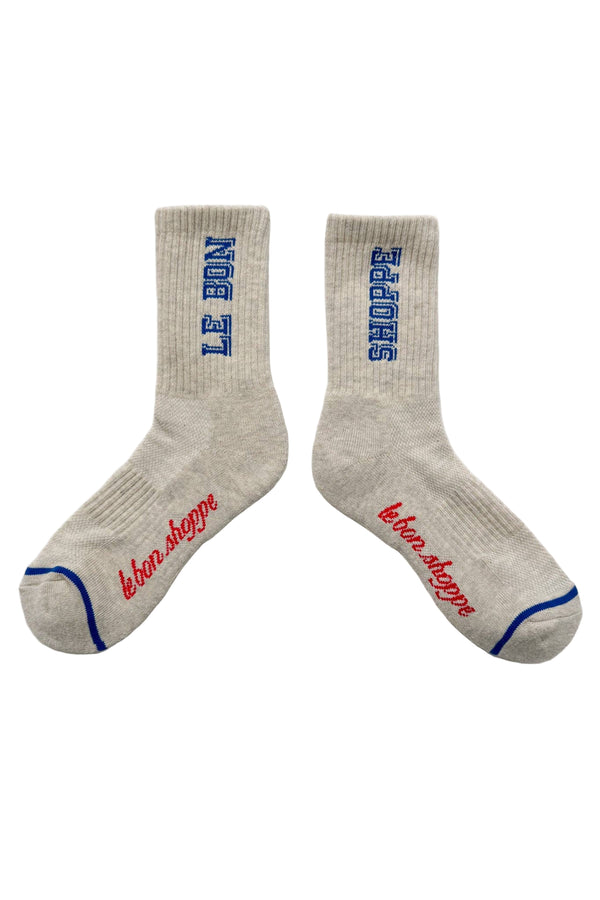 Preppy Socks - Ice/Blue