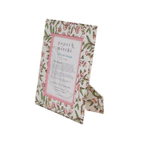 Block Printed Picture Frame (5x7) - Song Birds Blush