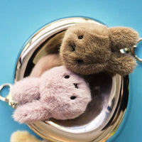 Miffy Fuzzy Keyring - Lilac