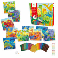 Stick 'n Fun Mosaic Dinosaurs Kit