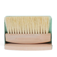 Wooden Table Brush And Pan Set - Pistachio