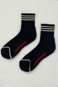 Le Bon Shoppe - Girlfriend Socks - Navy