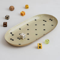 Oval Enamel Tray - House of Suits