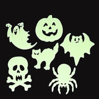 Rex London UK - Glow in the dark stick-on shapes (box of 12) - Spooky