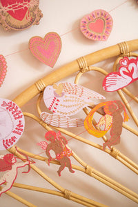 Love Birds Sewn Garland
