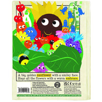 Crinkly Cloth Newspaper - Flowers And The Bee
