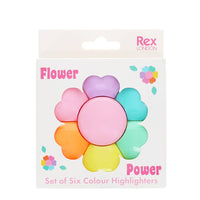 Flower Shaped Highlighter Set