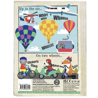 Crinkly Cloth Newspaper - Noisy Vehicles