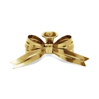 Brass Bow Candle Holder