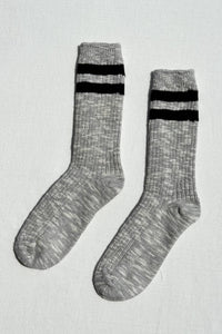 Cottage Varsity Socks - Grey