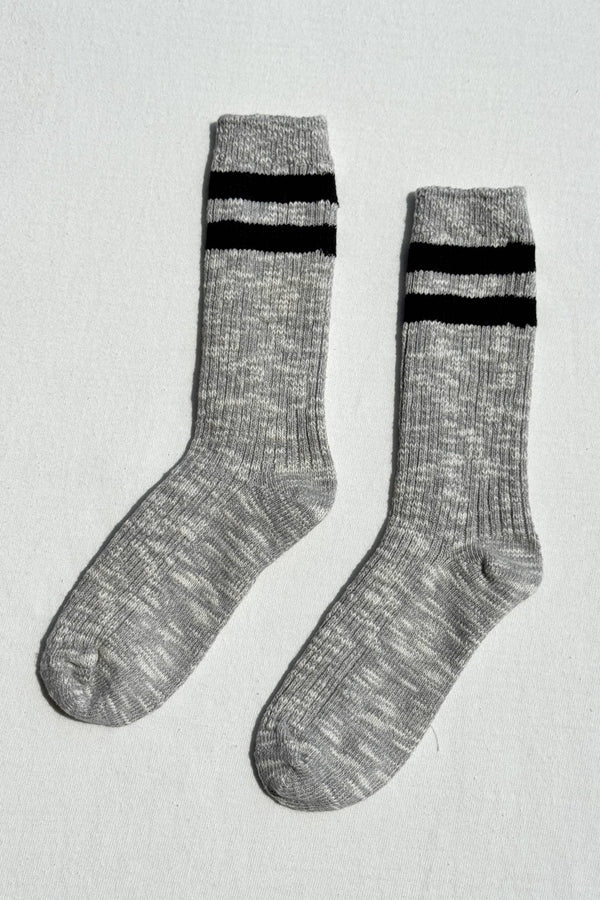 Cottage Varsity Socks - Grey