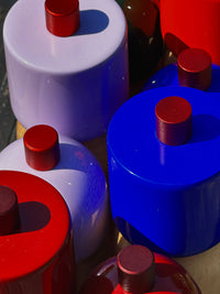 Salt & Pepper Grinder - Lilac & Red - Medium