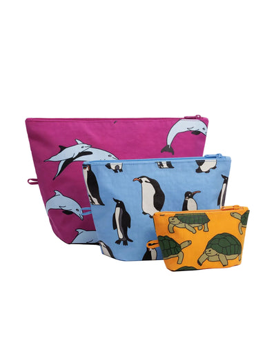 Go Pouch Set - Vacation Animals