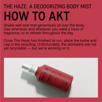 The Haze Deodorising Body Mist Santal Nomad Limited Run