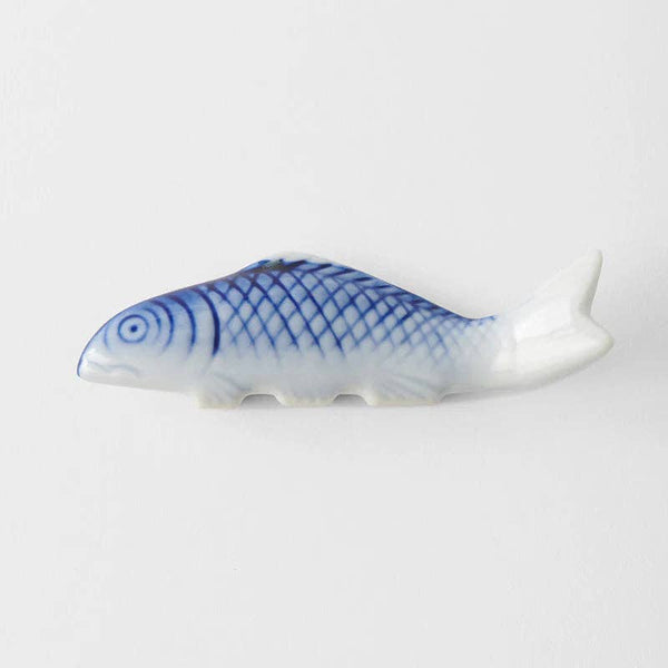 Blue & White Fish Chopstick Rest