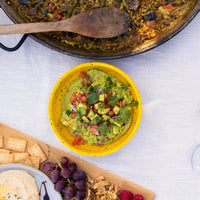 Large Pottery Grater Plate & Spoon - Cinnamon