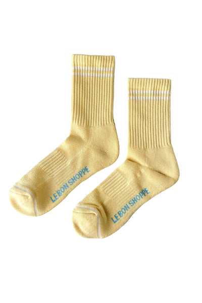 Boyfriend Socks - Lemonade