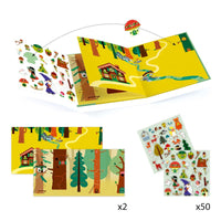 Djeco - The Magical Forest Sticker Stories
