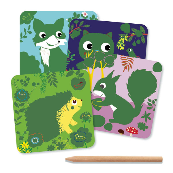 Scratch Cards for Little Ones Country Creatures