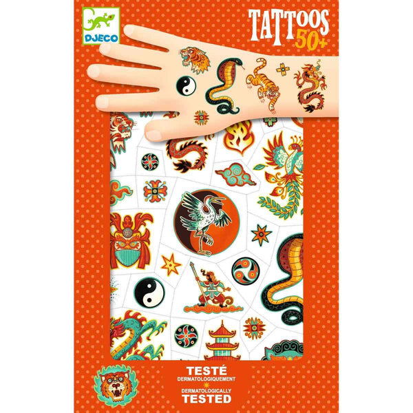 Djeco Temporary Tattoos - Martial Spirit