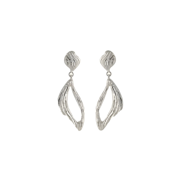 Flowing Dreams Earrings - Silver