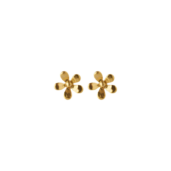 Wild Poppy Earsticks - Gold Plated