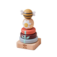 Wooden Bee Stacking Toy