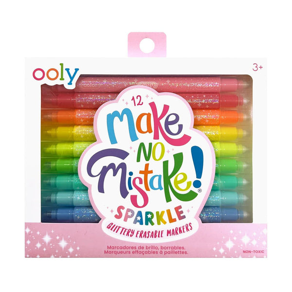 Ooly Make No Mistake! Erasable Markers Sparkle