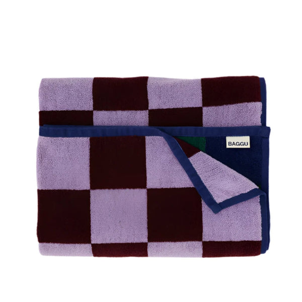 Bath Towel - Jewel Checks