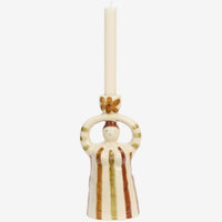Madam Stoltz - Hand-Painted Candle Holder Figurine