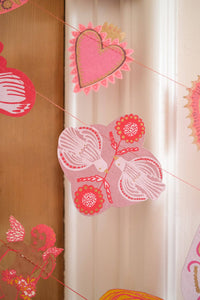 Love Birds Sewn Garland