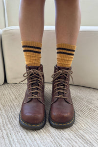 Extended Boyfriend Socks - Moss