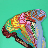 Rose Bookmark - Cream