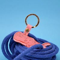 Humpback Whale Key Fob - Turquoise