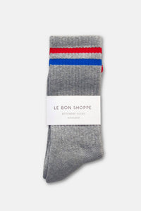 Extended Boyfriend Socks - Powder Blue