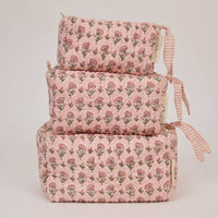 Large Toiletry Bag - Ditsy Floral Blush