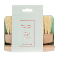 Wooden Table Brush And Pan Set - Pistachio