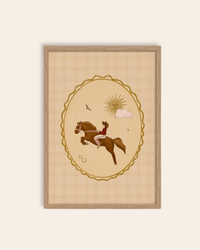 Queen of the Rodeo - Giclee Art Print - Cowgirl Cameo: A3