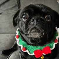 Crochet Christmas Dog Collar | Stocking Filler | Dog Gifts |