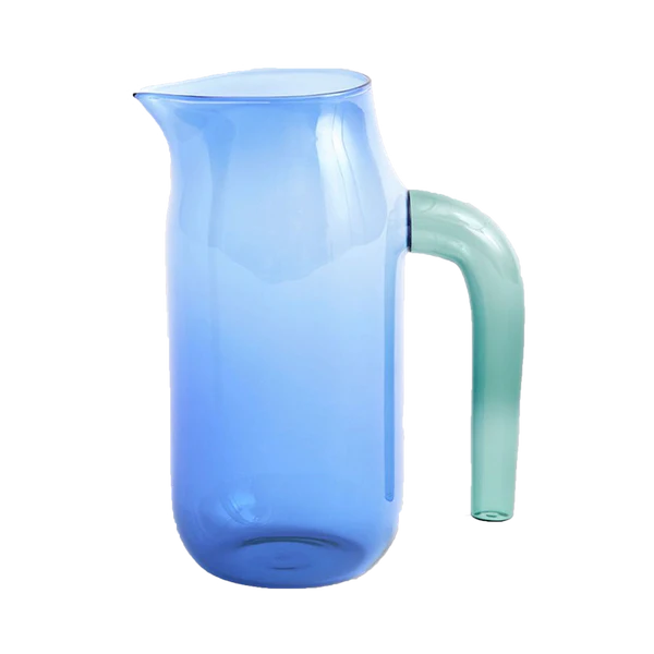 Jochen Holz Glass Jug - Blue