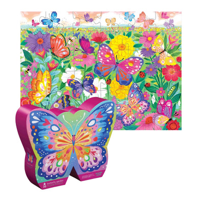 Crocodile Creek Butterfly Garden 36 Piece Floor Puzzle FSC