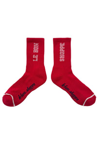Preppy Socks - Red/Cream