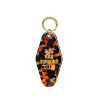 Dive Bar Drinking Club Motel Keychain