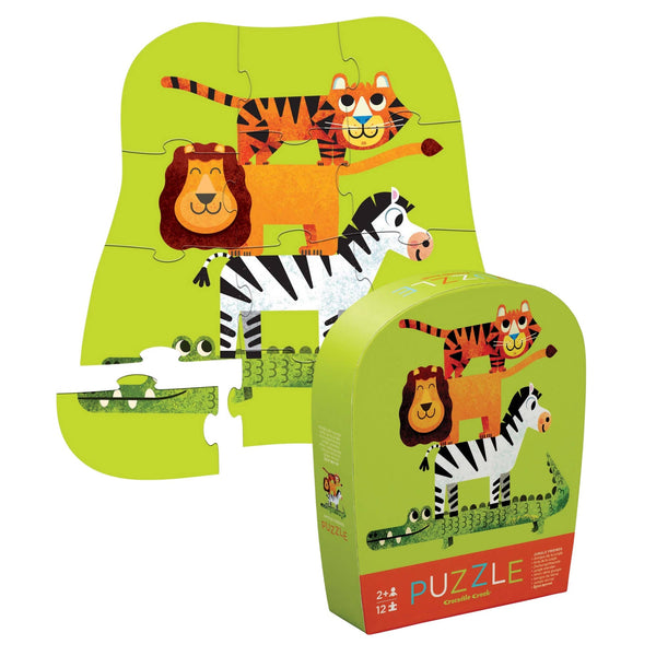 Crocodile Creek Jungle Friends FSC Kids Puzzle 12 Piece