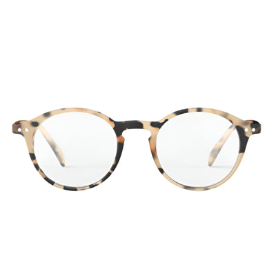 #D Reading Glasses - Light Tortoise