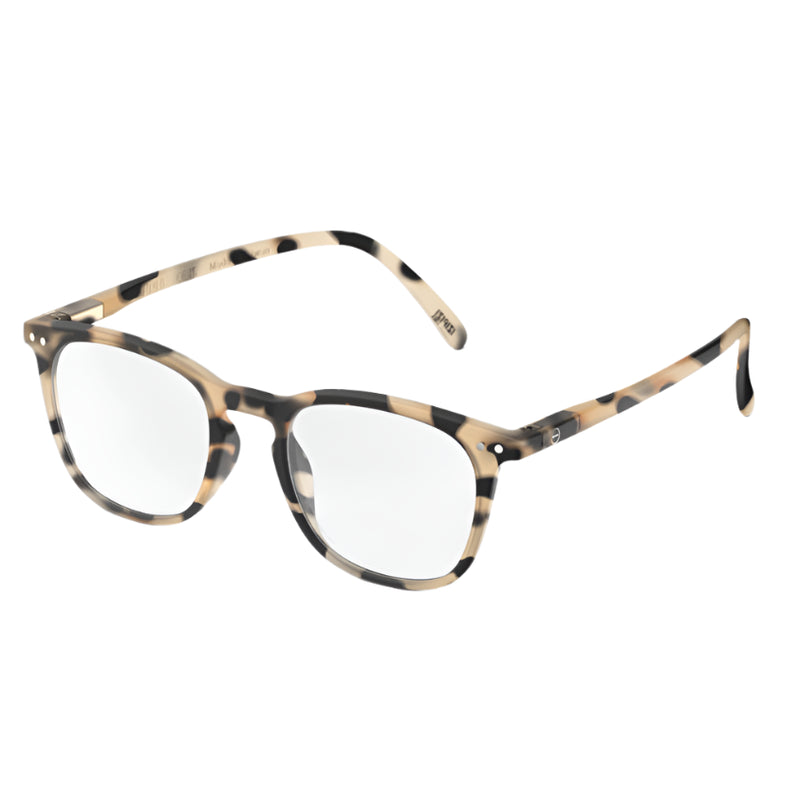 #E Reading Glasses - Light Tortoise