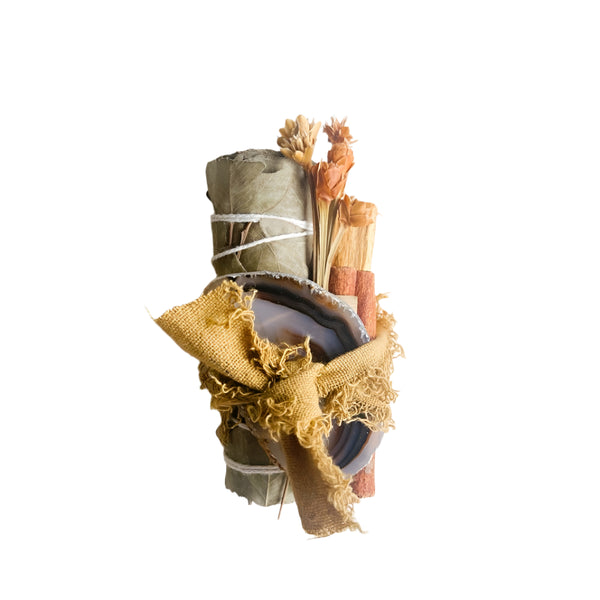 Eucalyptus, Agate & Palo Santo - Smudge Bundle