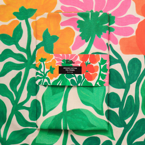 Wildflower Tea Towel