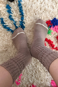 Ballet Socks - Mocha Mousse
