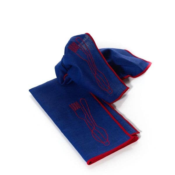 Linen Blend Napkins - Cutlery (Set of 2)